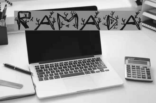 Ramada1 Font examples