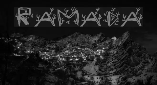Ramada1 Font examples