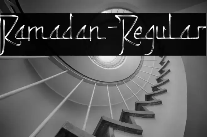 Ramadan-Regular Font examples