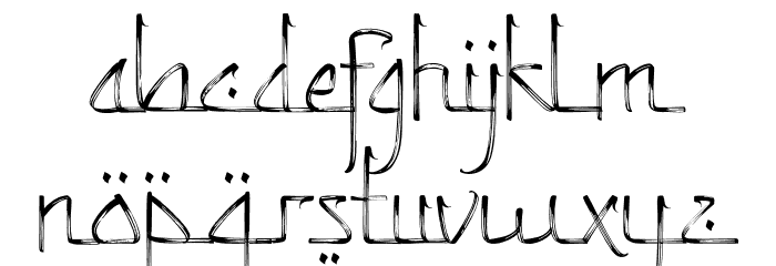 Ramadan-Regular Font LOWERCASE