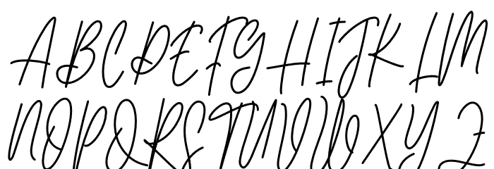 Ramadan Signature Font UPPERCASE