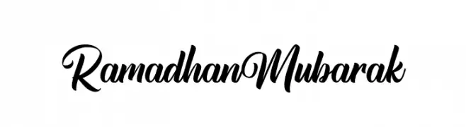 Ramadhan Mubarak  Fuentes Gratis Descargar