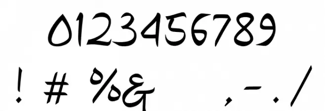 RamadhanKarim Font OTHER CHARS