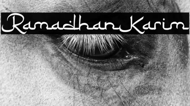RamadhanKarim Font examples