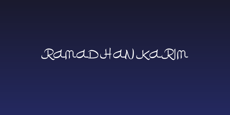 RamadhanKarim Social Header