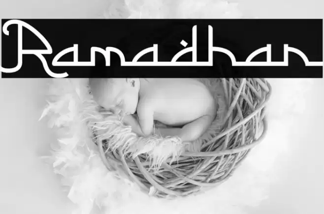 Ramadhan Font examples