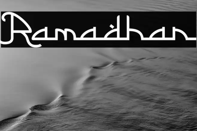 Ramadhan Font examples