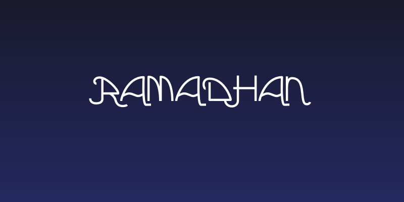 Ramadhan Social Header