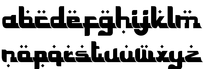 Ramadhani Font LOWERCASE