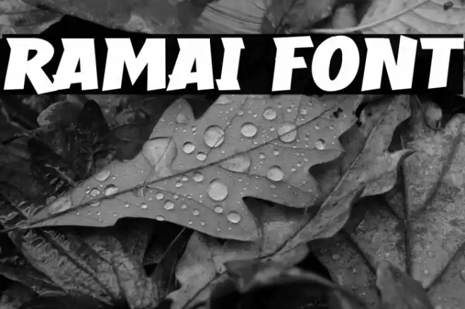 Ramai Font examples