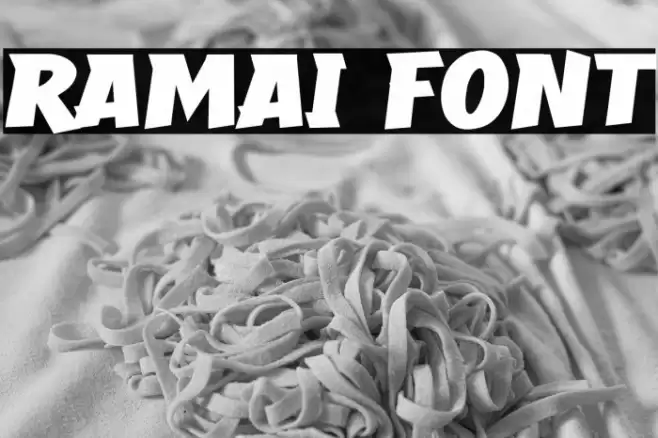 Ramai Font examples