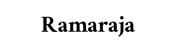 Ramaraja Font
