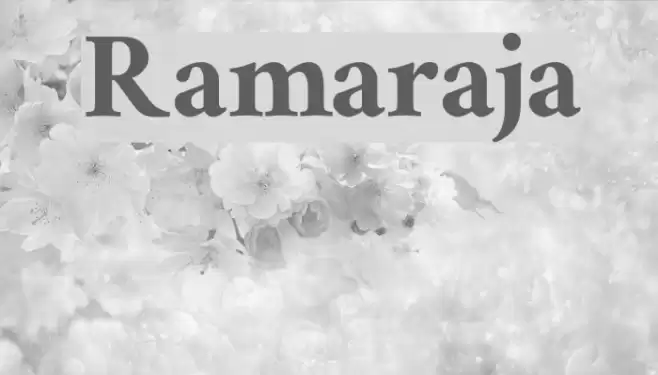 Ramaraja examples