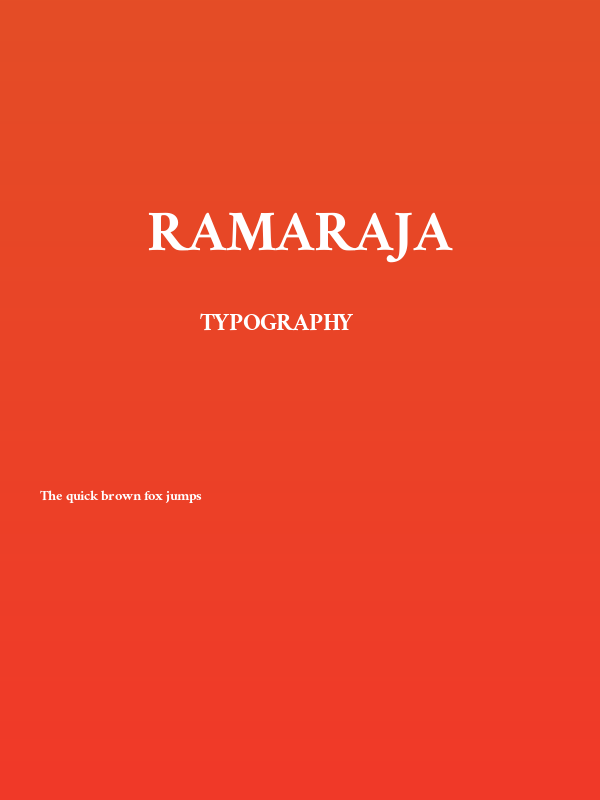 Ramaraja Poster