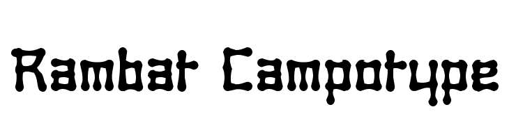 Rambat Campotype  Frei Schriftart Herunterladen