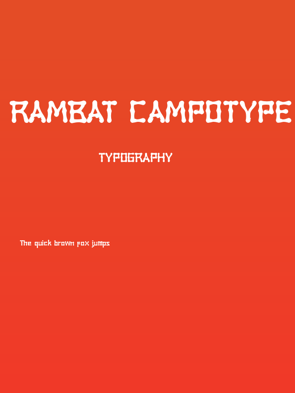 Rambat Campotype Poster