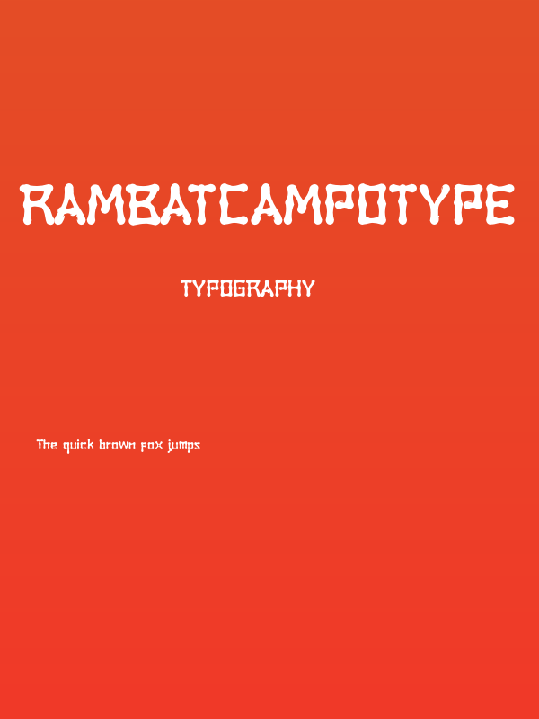 RambatCampotype Poster