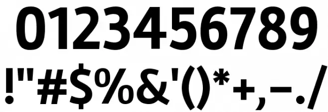 Rambla Bold Font OTHER CHARS