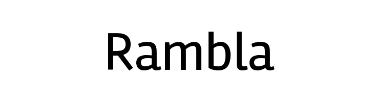 Rambla Font