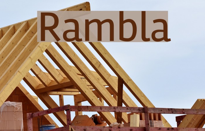 Rambla Font examples