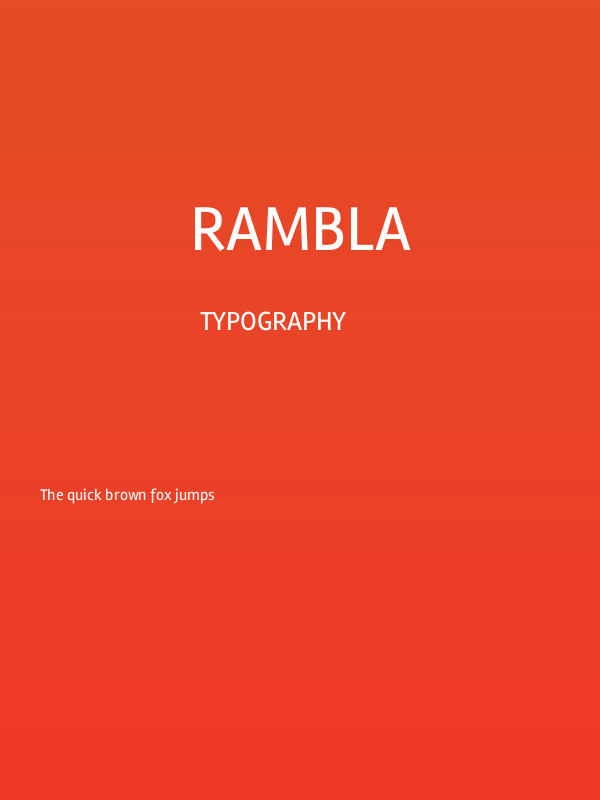 Rambla Poster