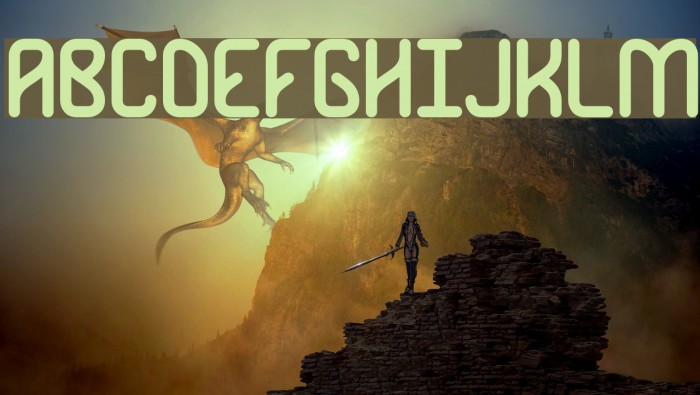 Rambling BRK Font examples