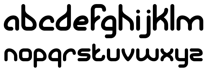 Rambling BRK Font LOWERCASE