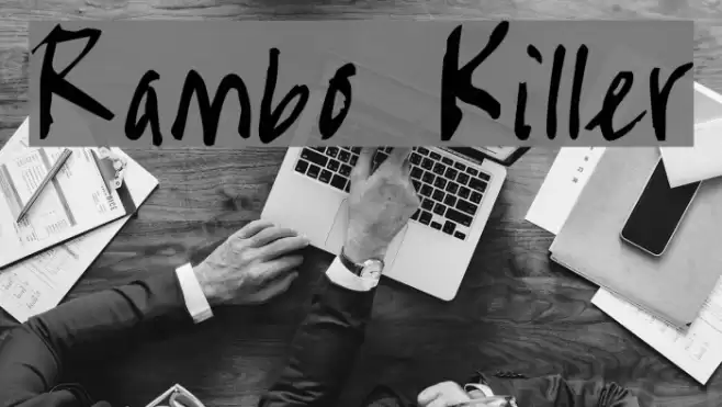Rambo Killer Caratteri examples