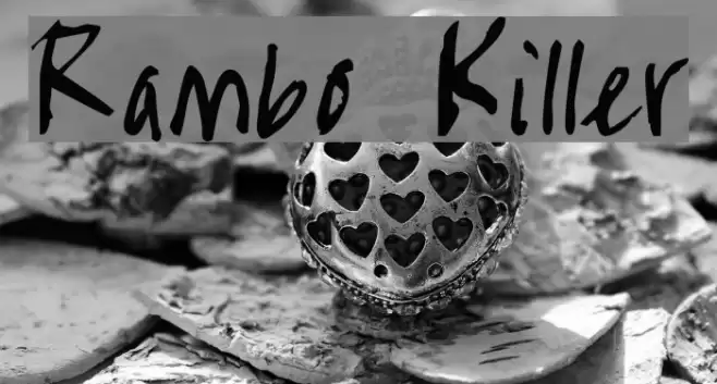 Rambo Killer Caratteri examples