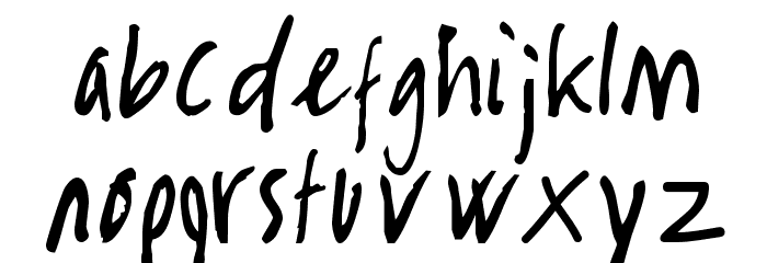 Rambo Killer Font LOWERCASE