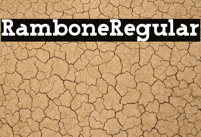 Rambone Regular Example 1