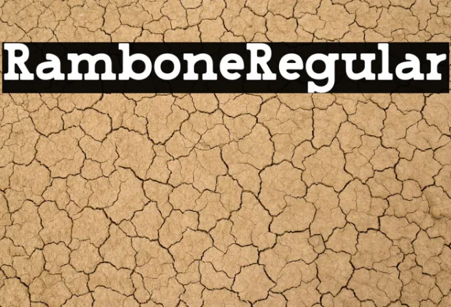 Rambone Regular Example 1