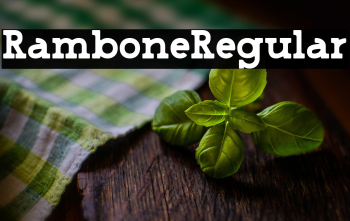 Rambone Regular Example 2