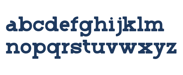 Rambone Regular Lowercase