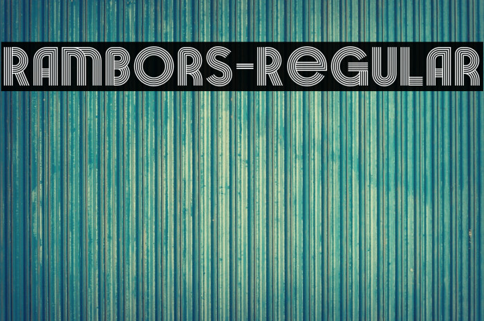 Rambors-Regular Example 1