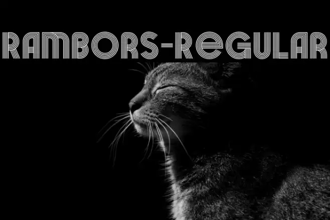 Rambors-Regular Polices examples