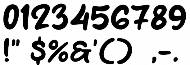 Rambutan Days Font OTHER CHARS