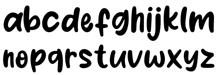 Rambutan Days Font LOWERCASE