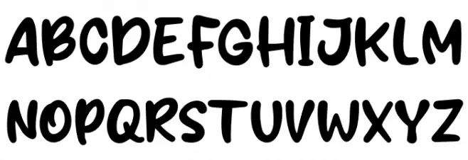 Rambutan Days Font Litere mari