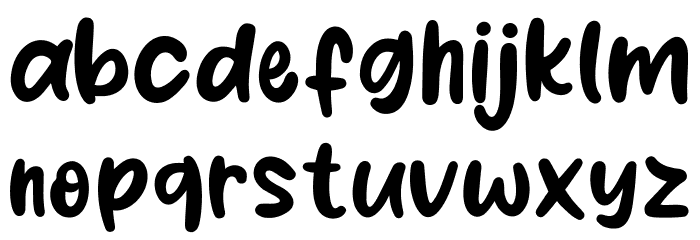Rambutan Days Font LOWERCASE