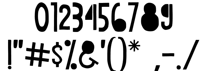 Rambutan Font OTHER CHARS