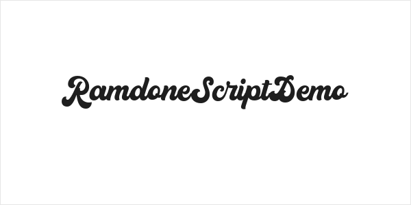 RamdoneScriptDemo Logo