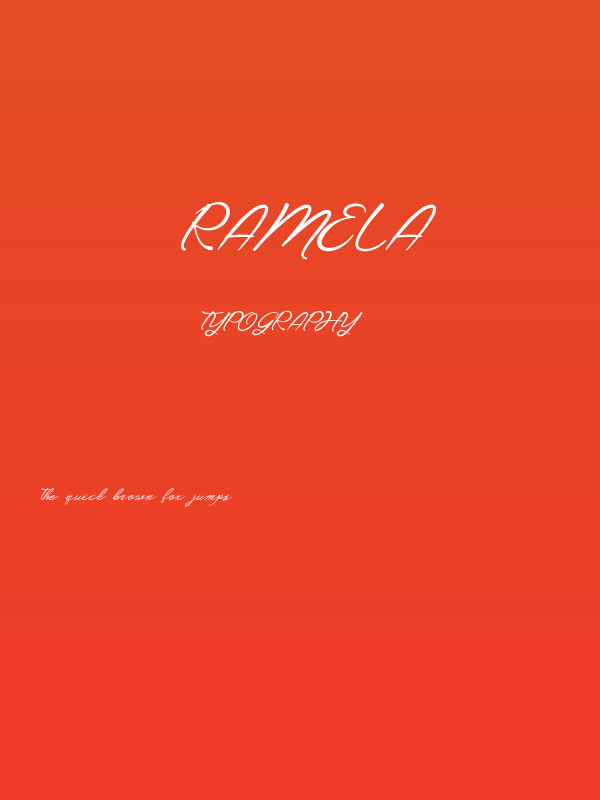 Ramela Poster
