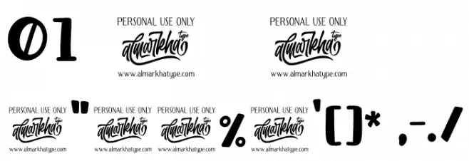 Rameline Font OTHER CHARS