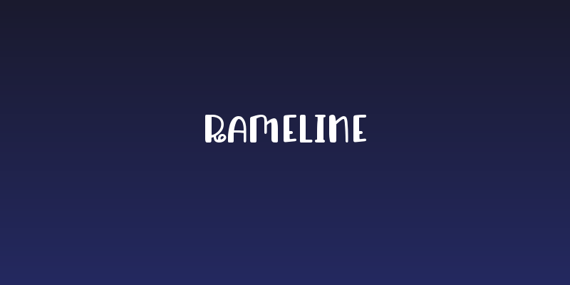 Rameline Social Header