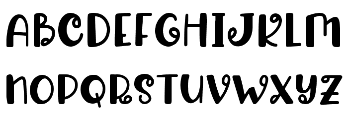 Rameline Font LOWERCASE