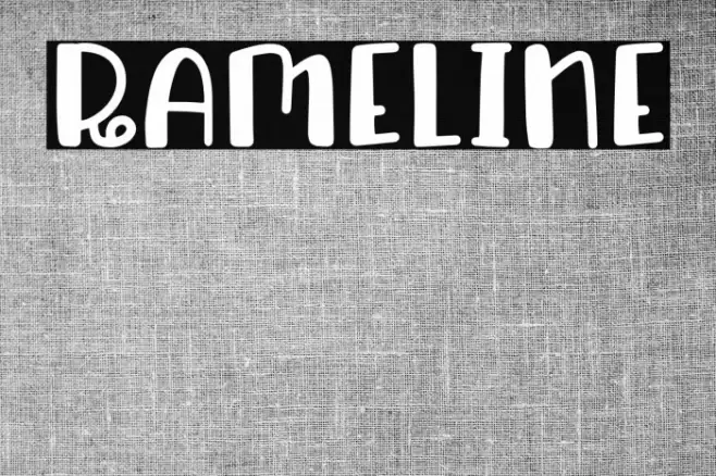 Rameline Font examples