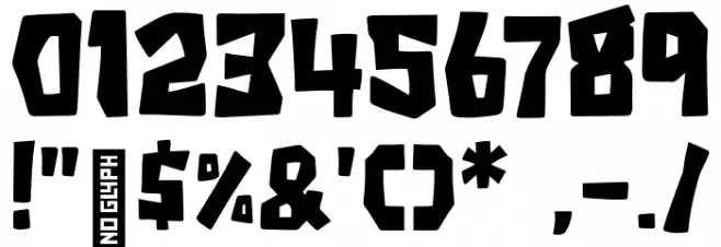 Ramen Hot Font OTHER CHARS