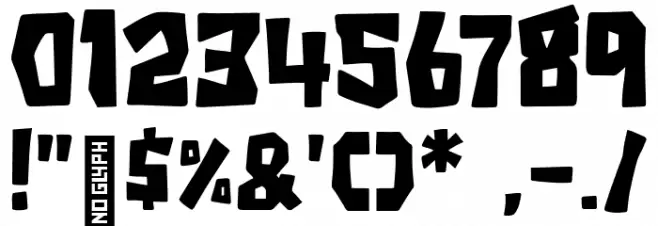 Ramen Hot Font OTHER CHARS