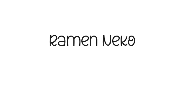 Ramen Neko Logo